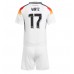 Maillot de foot Allemagne Florian Wirtz #17 Domicile vêtements enfant Europe 2024 Manches Courtes (+ pantalon court)